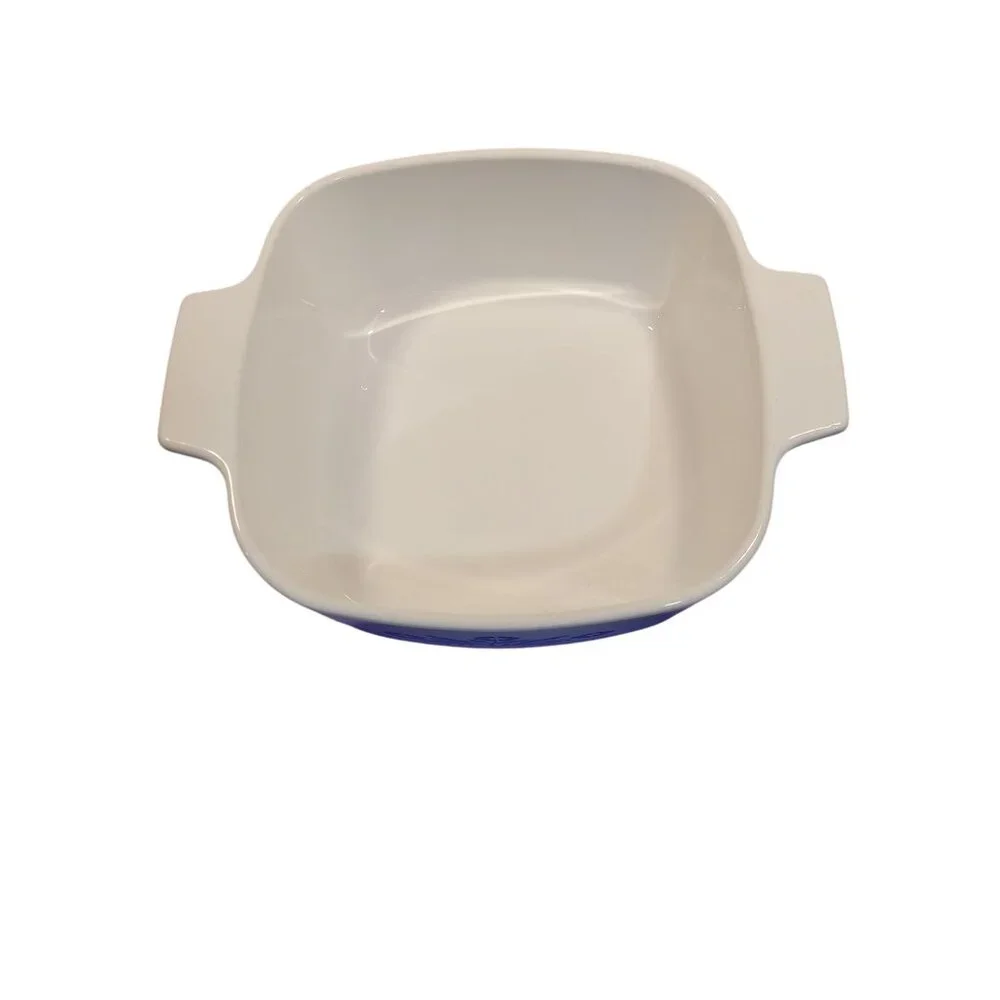 Vintage CorningWare Blue Cornflower A-1 1/2-B Casserole Dish 1.5 Liter White & B